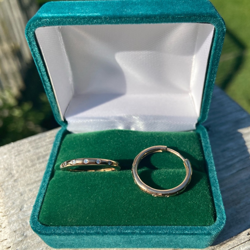 Pandora Rose Droplets Hoop Earrings